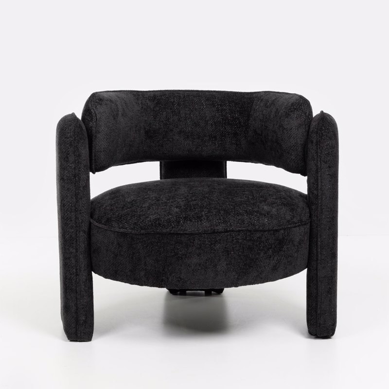 Liberta - Maison GRADA SMALL Πολυθρόνα Μαύρη 79x85x70.5