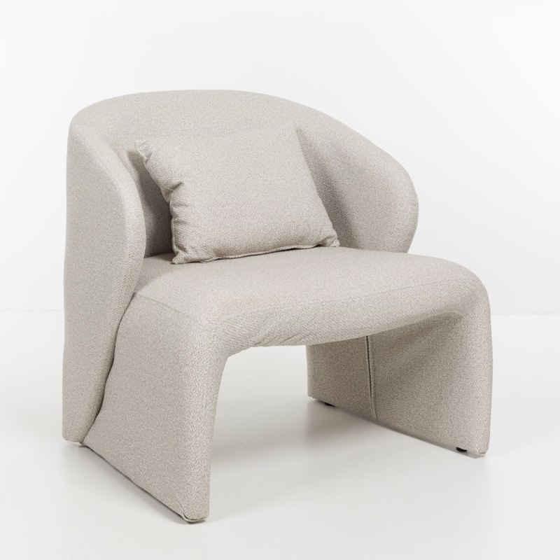 Liberta - Maison POSA Πολυθρόνα Beige 76x77.5x73.5cm 01