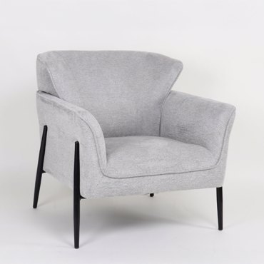 Liberta - Maison LENON Πολυθρόνα Γκρι 83x83x85cm 01-3630