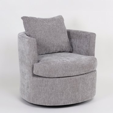 Liberta - Maison ORBITA Περιστρεφόμενη Πολυθρόνα Γκρι 78x76x65cm 01-3638