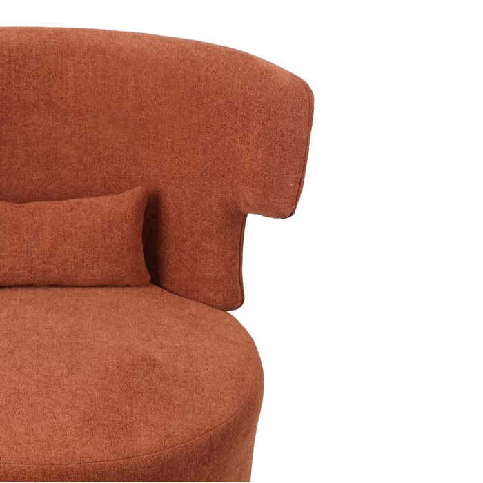 Liberta - Maison CANVAS Poluthrona Portokali Peristrefomeni 72x68x86cm 01-3652