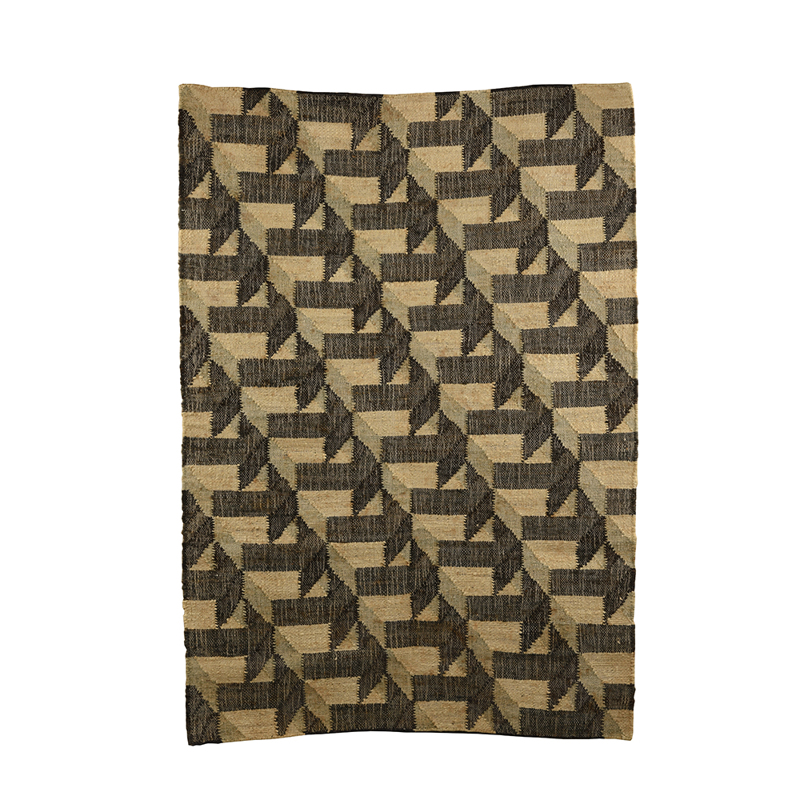 Liberta - Maison WOOL Χαλί Γιούτα Φυσικό/Μαύρο 120x180c