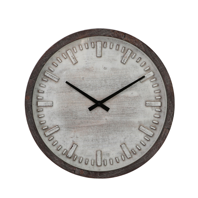 Liberta - Maison GRISEO Ρολόι Τοίχου MDF Καφέ/Μπεζ/Γκρι