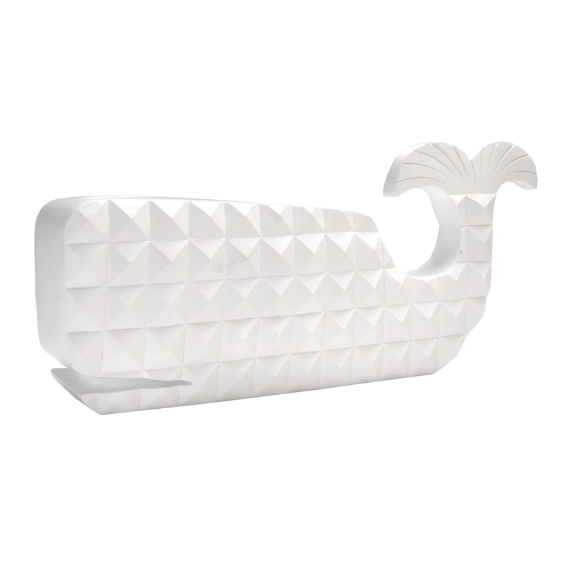 Liberta - Maison PISTRIS Διακοσμητικό Ψάρι Resin Λευκό 40x11x18cm 017257