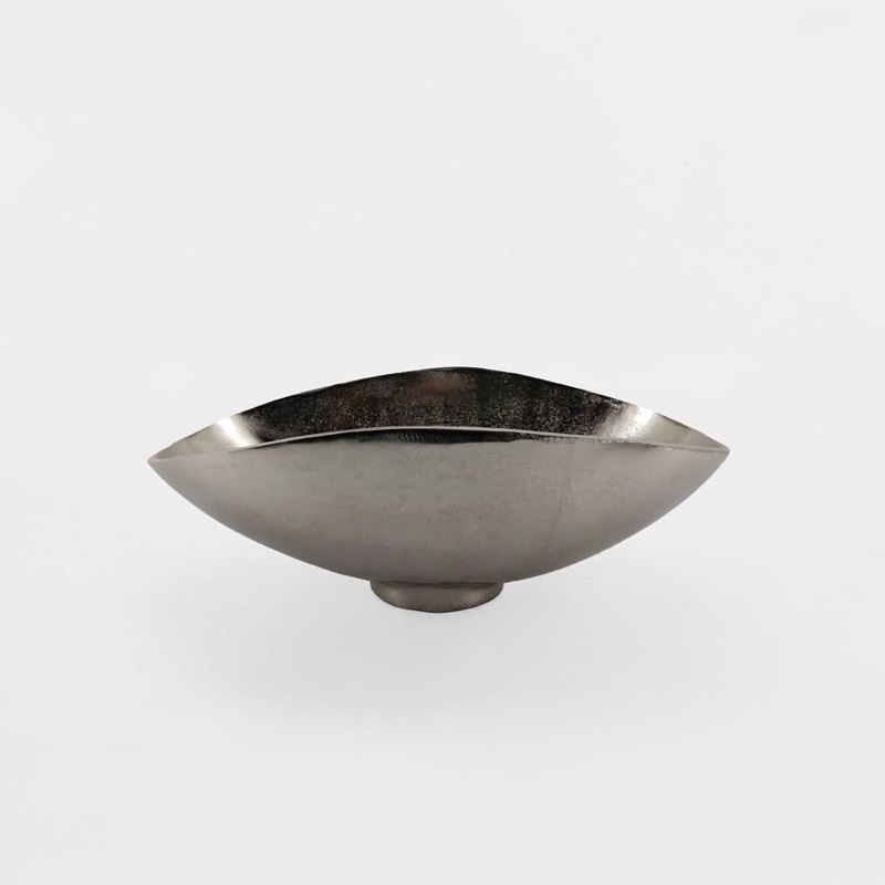 Liberta - Maison FLOW Μπωλ Αλουμινίου Ασημί 43x25x16cm 