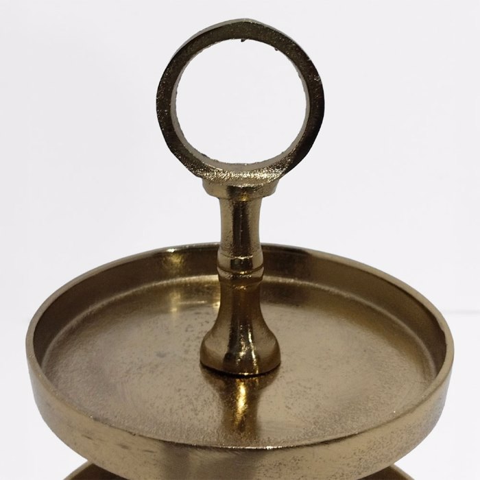 Liberta-Maison Servir Orntebiera 3 Epipeda 22x22x36cm Alouminio Xruso 017650