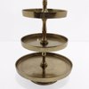 Liberta-Maison Servir Orntebiera 3 Epipeda 22x22x36cm Alouminio Xruso 017650