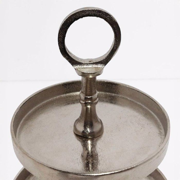 Liberta-Maison Servir Orntebiera 3 Epipeda 22x22x36cm Alouminio Asimi 017651