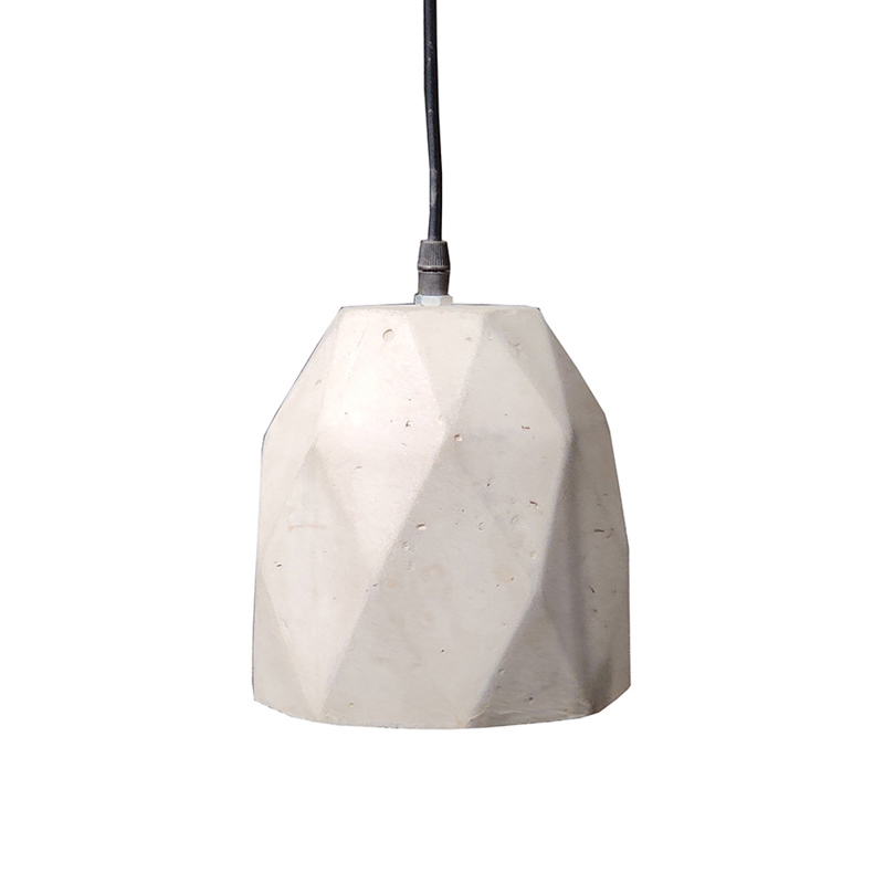 Liberta - Maison ALBA Κρεμαστό Φωτιστικό Οροφής Τσιμεντένιο Γκρι 1xE27 Φ15x16cm 017669