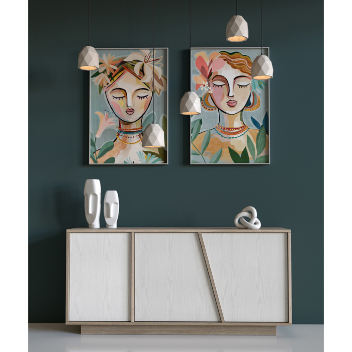 Liberta - Maison ALBA Kremasto Fotistiko Orofis Tsimentenio Ggri 1xE27 F15x16cm 017669