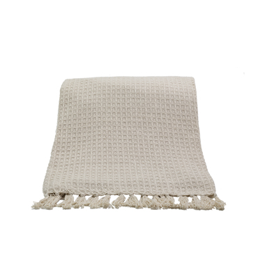 Liberta-Maison PIQUE Ριχτάρι Διακοσμητικό 130x170cm Βαμβάκι Μπεζ Polyester 017696