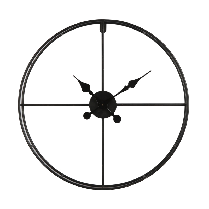 Liberta - Maison TEMPUS Ρολόι Τοίχου Μεταλλικό Μαύρο Φ6