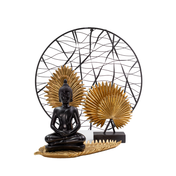 Liberta - Maison NABASA DECO Boudas Resin Mavros 18x10x29cm 017929