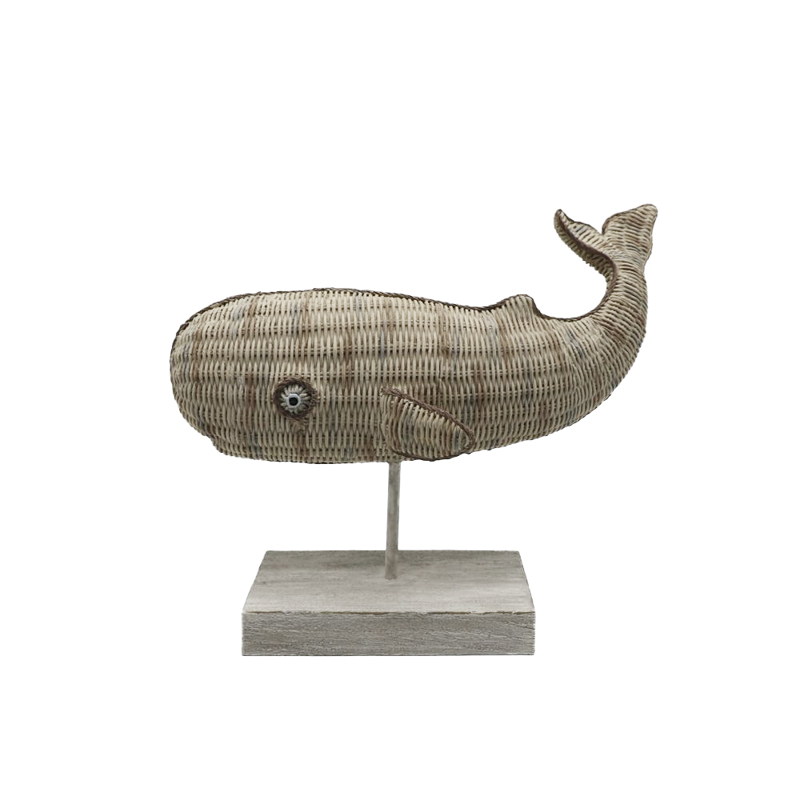 Liberta - Maison JE VEUX Διακοσμητική Φάλαινα Polyresin Καφέ 26x12x21cm 018017