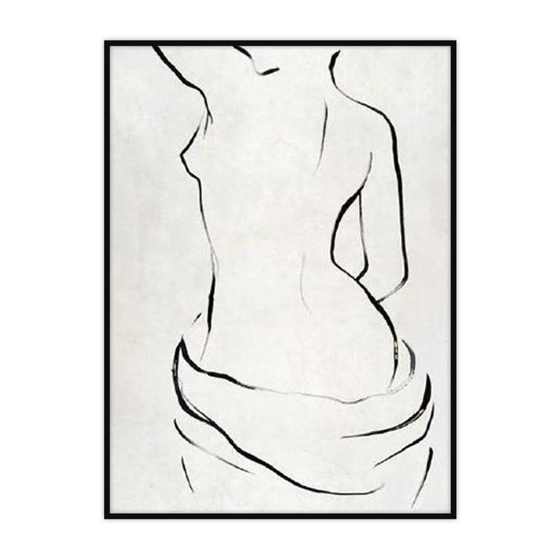 Liberta - Maison FIGURA Πίνακας Καμβάς με Ξύλο Λευκός/Μ