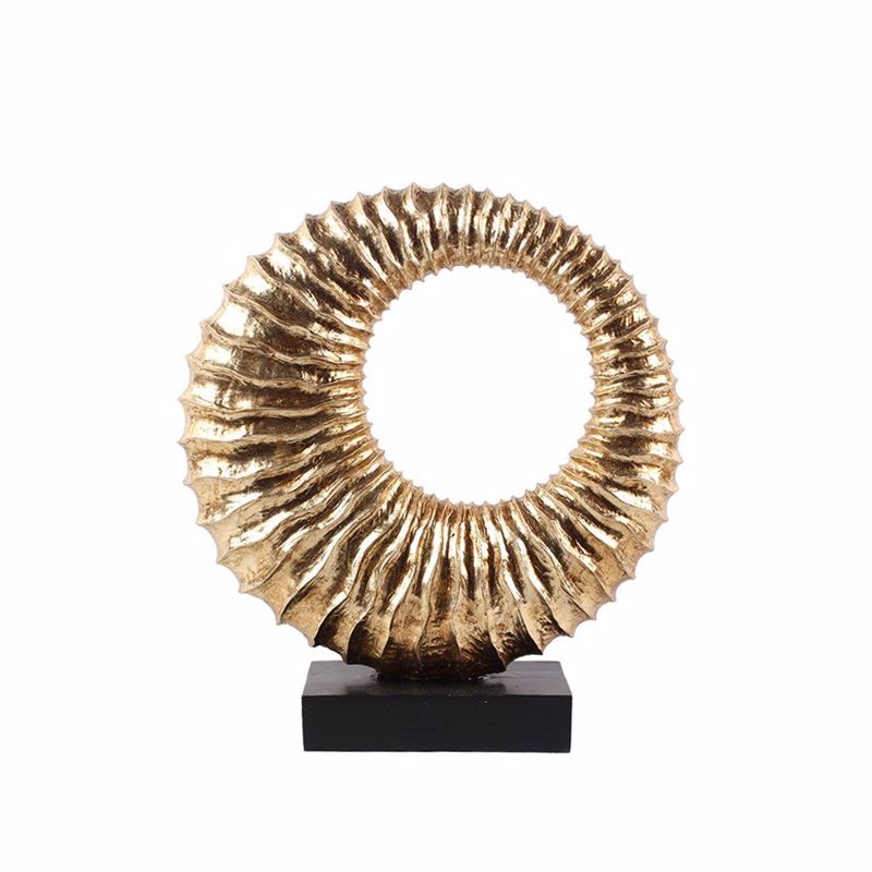 Liberta - Maison ADHARC DECO Διακοσμητικό Resin Χρυσό/Μαύρο 32x9.5x35cm 018335