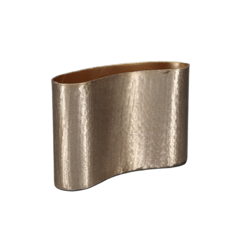 Liberta - Maison - ΣΗΜΑΝΤΙΚΟ: Σε περίπτωση διαφοράς τιμής από το κατάστημα ισχύει παντα και μόνο η τιμή του καταστήματος Liberta - Maison MARGO Βάζο Αλουμινίου Χρυσό 29x9x20cm