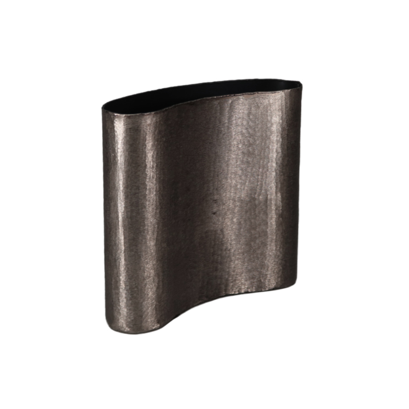 Liberta - Maison MARGO Βάζο Αλουμινίου Smoke Black 29x10x29cm 018418