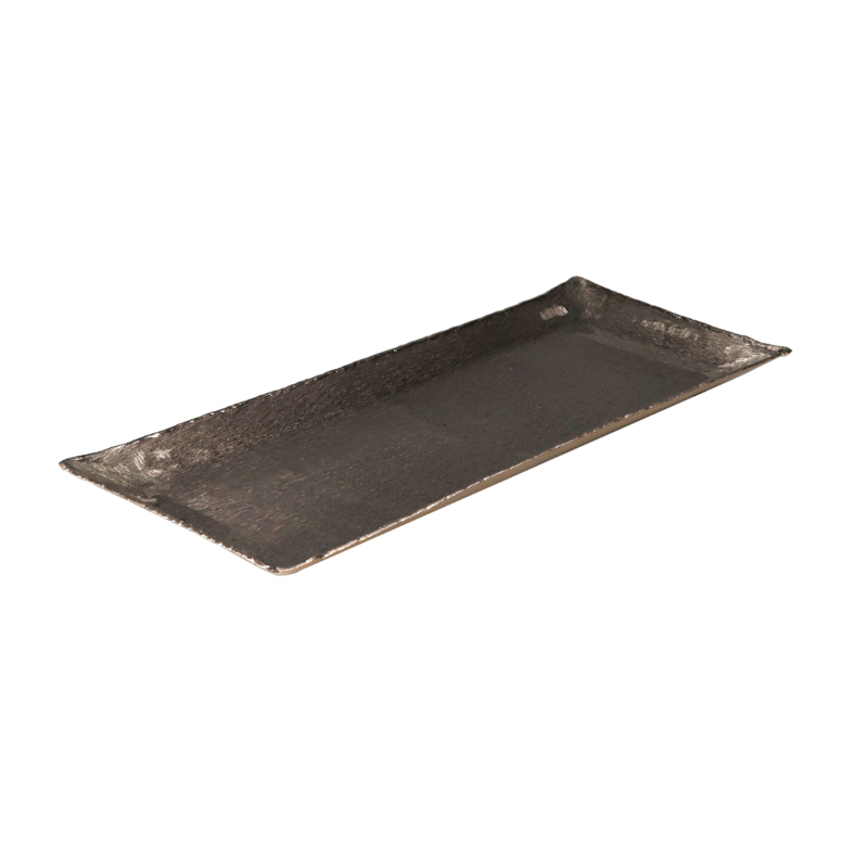 Liberta - Maison MARGO Δίσκος Διακόσμησης Αλουμινίου Χρυσός/Smoke Black 39x18x2cm 018422