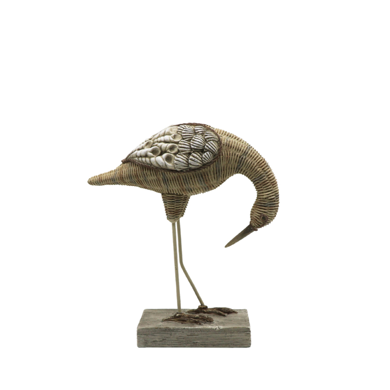 Liberta - Maison CALOR Διακοσμητικό Πουλί Resin Φυσικό 21x9x24cm 018504