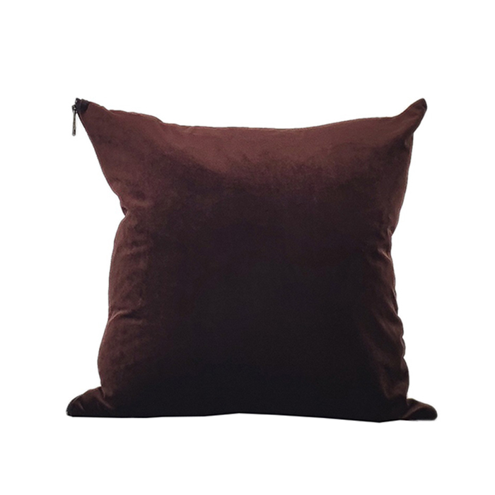 Liberta - Maison GLAM Diakosmitiko Maxilari ufasmatino/Polyester Rusty Red/Mpez 45x45cm 018881