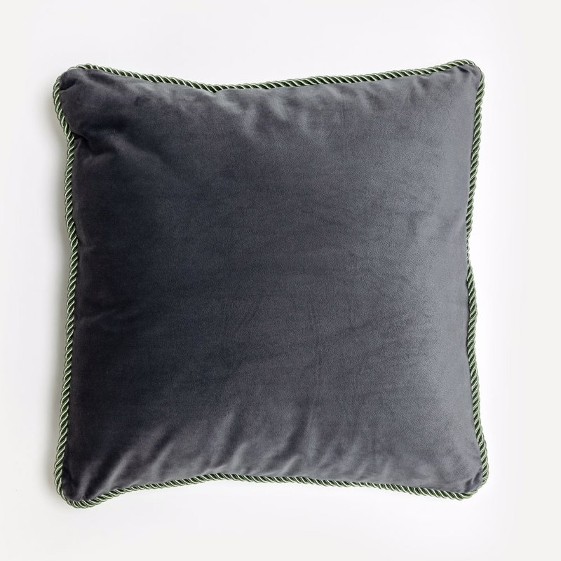 Liberta - Maison NUIT Διακοσμητικό Μαξιλάρι Βελούδινο Ανθρακί 45x45cm 018887