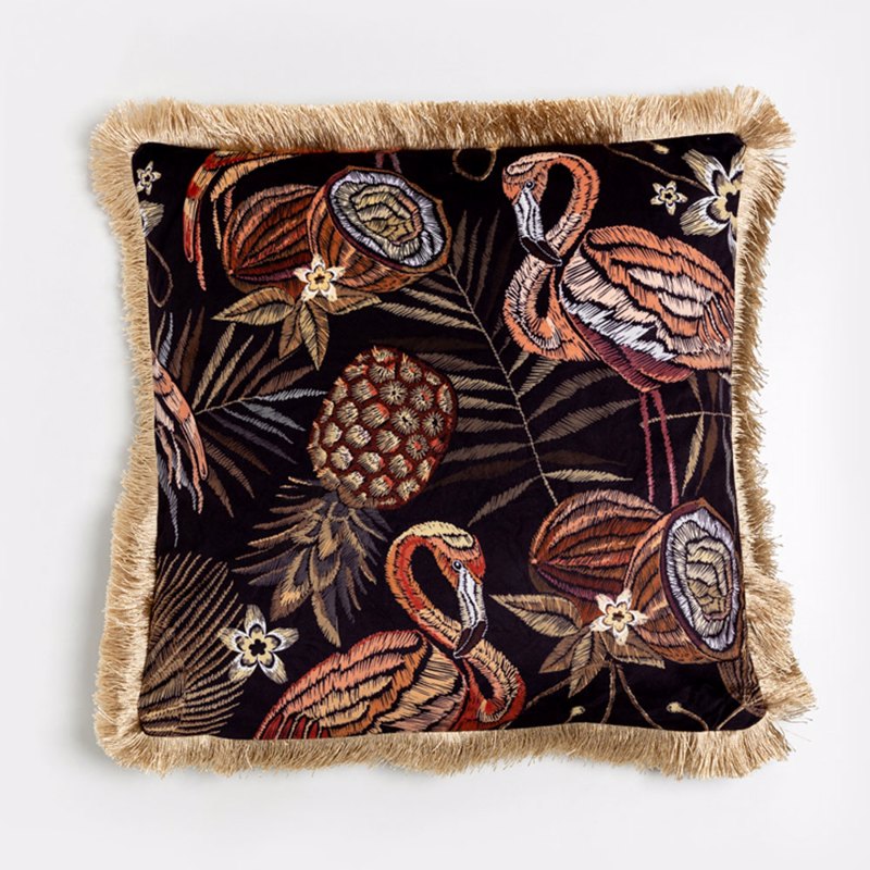 Μαξιλάρια διακοσμητικά agiovlasitishome - ΣΗΜΑΝΤΙΚΟ: Σε περίπτωση διαφοράς τιμής από το κατάστημα ισχύει παντα και μόνο η τιμή του καταστήματος Liberta - Maison FLAMINGO Διακοσμητικό Μαξιλάρι Βελούδι