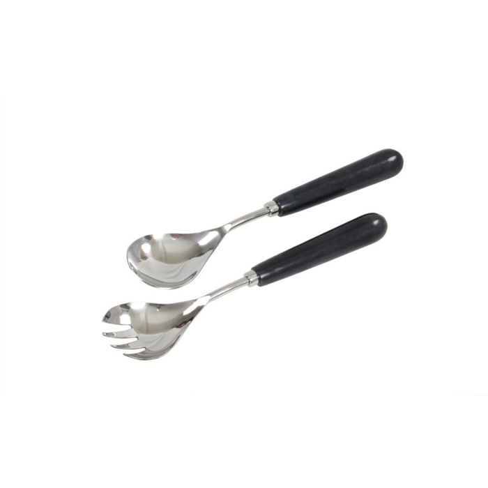 Liberta-Maison Marmo Set Serbirismatos Salatas 28x6x2cm Atsali Mavro Marmaro 018952