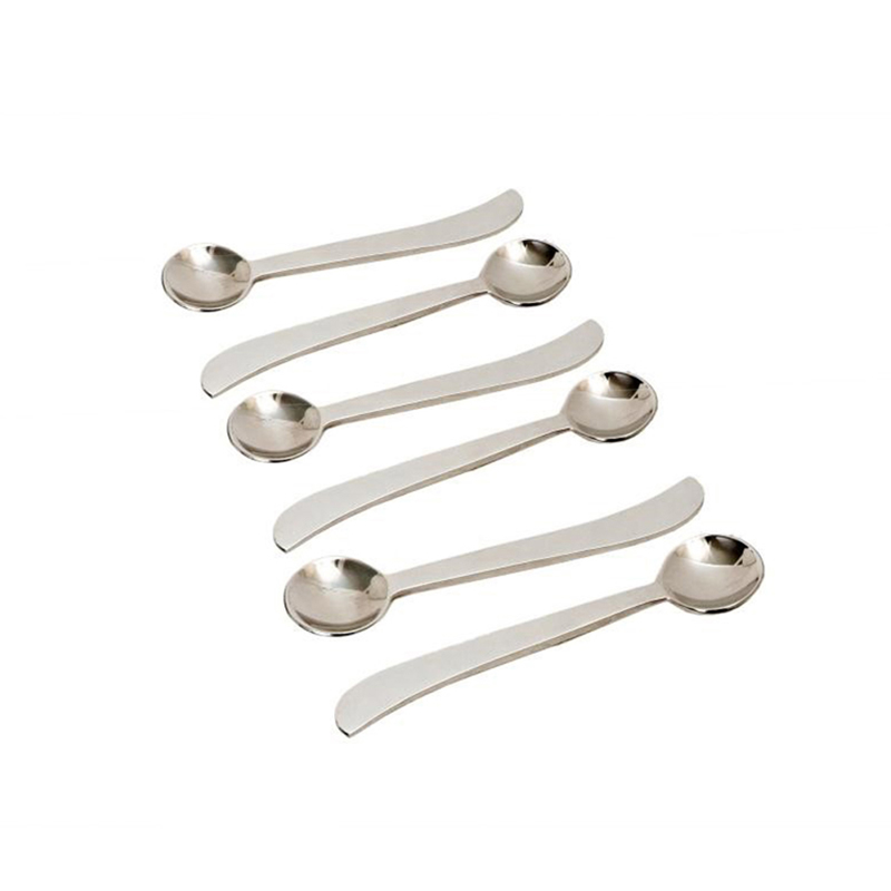 Liberta-Maison Curve Κουτάλι Γλυκού Σετ 6τμχ 13x3x1cm Α