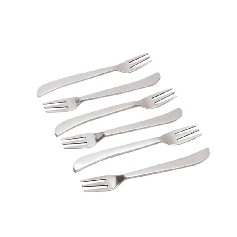 Liberta-Maison Curve Πιρούνι Γλυκού Σετ 6τμχ 13x2x1cm Α