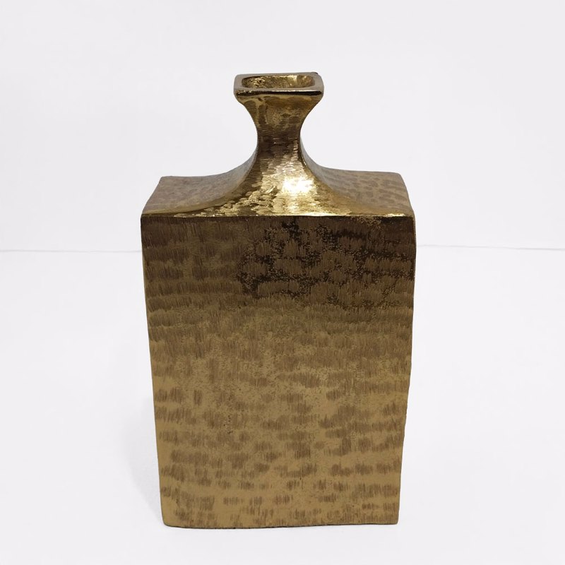 Διακοσμητικά Επιτραπέζια agiovlasitishome - ΣΗΜΑΝΤΙΚΟ: Σε περίπτωση διαφοράς τιμής από το κατάστημα ισχύει παντα και μόνο η τιμή του καταστήματος Liberta - Maison FLASCHE Βάζο Αλουμινίου Χρυσό 19x10x36