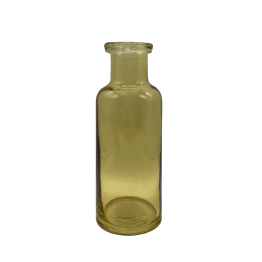 Liberta - Maison JARDIN Μπουκάλα Γυάλινη Κίτρινη Φ8.8x26cm 019592