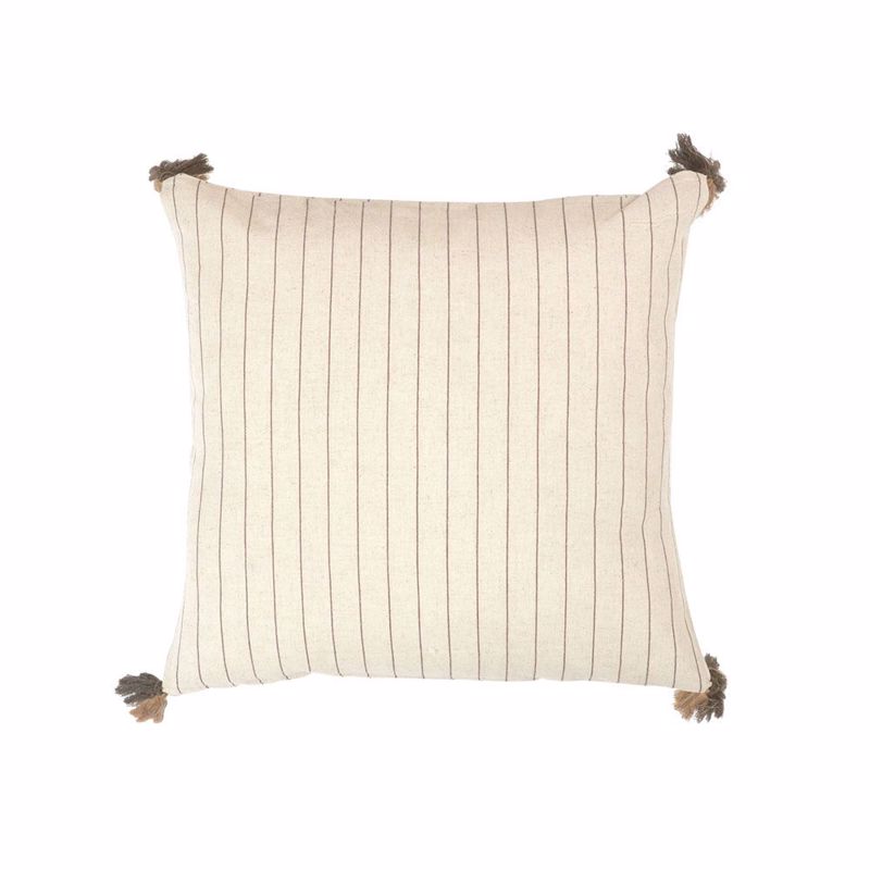 Liberta-Maison AMMOS 6 Διακοσμητικό Μαξιλάρι 45x45cm Ύφασμα Μπεζ Βαμβάκι 019636