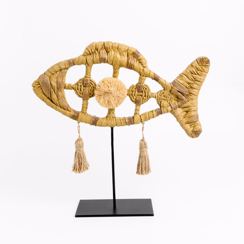 Liberta - Maison QUERSUS 1 Διακοσμητικό Ψάρι Polyresin Φυσικό Μέταλλο 30x7x27cm 019775