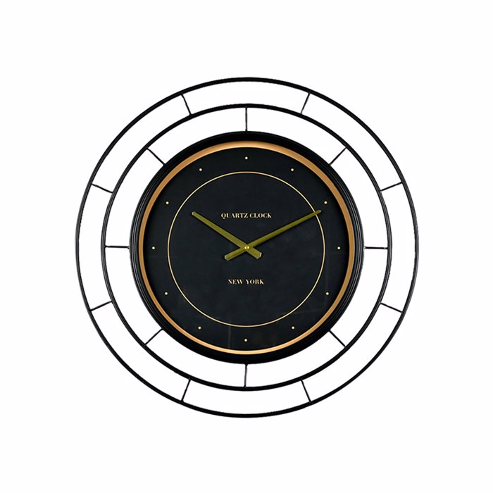 Liberta - Maison ROYAL BLACK Roloi Toixou Metalliko/Gyalino Mavro/Xruso F70x5.7cm 019912