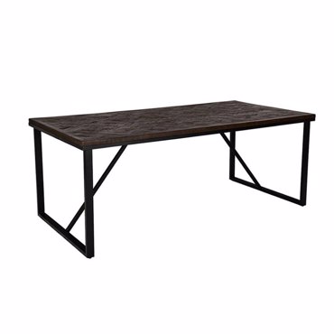 Liberta - Maison MAIANDROS Τραπέζι Καφέ Σκούρο 200x100x76cm 02-0631