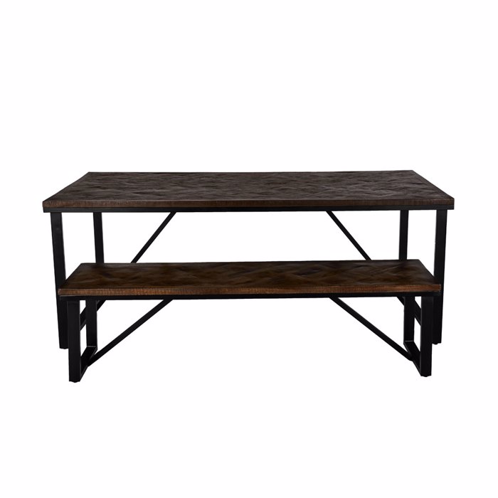 Liberta - Maison MAIANDROS Τραπέζι Καφέ Σκούρο 200x100x76cm 02-0631 Liberta - Maison MAIANDROS Trapezi Kafe Skouro 200x100x76cm 02-0631