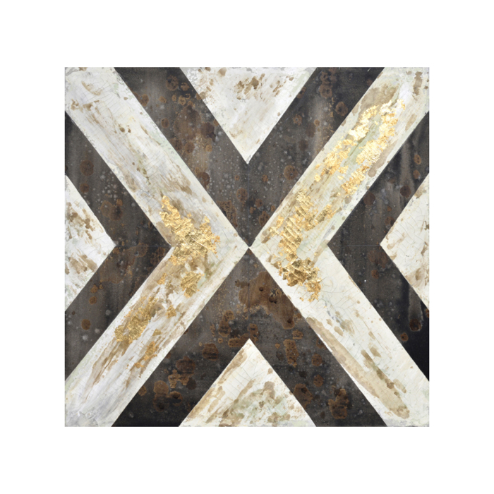 Liberta - Maison CRUTH 2 Pinakas Kambas me Bez/Kafe/Xruso Xulo 80x80x3cm 020057