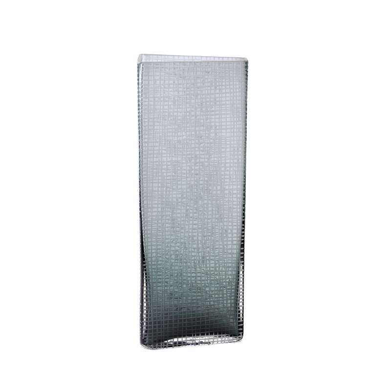 Liberta-Maison Gravir Grey Βάζο 16x12x44cm Γυαλι Γκρι 020135