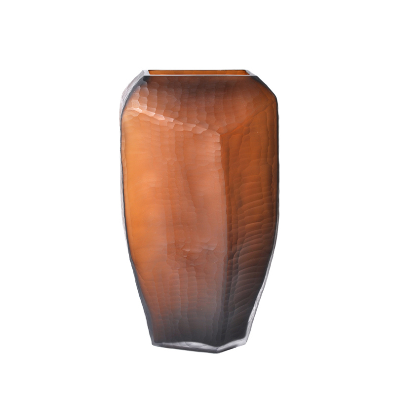 Liberta - Maison CISEAU HONEY Βάζο Γυάλινο Καφέ 20.5x11