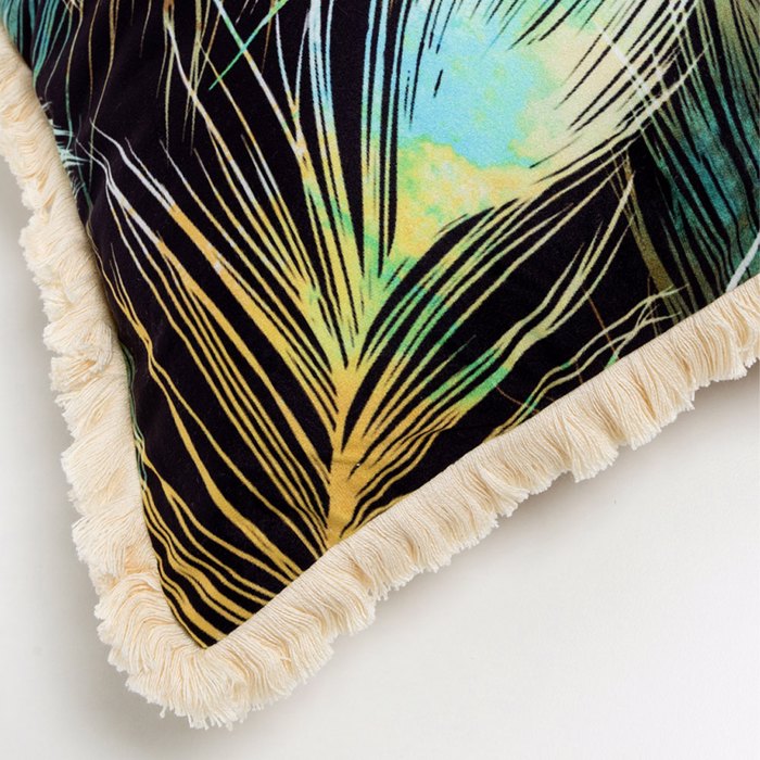 Liberta - Maison FEATHERS Diakosmitiko Maxilari Beloudino Poluxromo 45x45cm 020456