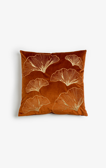 Liberta - Maison VENTALIA Διακοσμητικό Μαξιλάρι Βελούδινο Terracotta/Χρυσό 45x45cm 020461