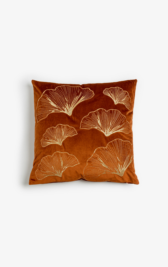 Liberta - Maison VENTALIA Diakosmitiko Maxilari Beloudino Terracotta/Xruso 45x45cm 020461