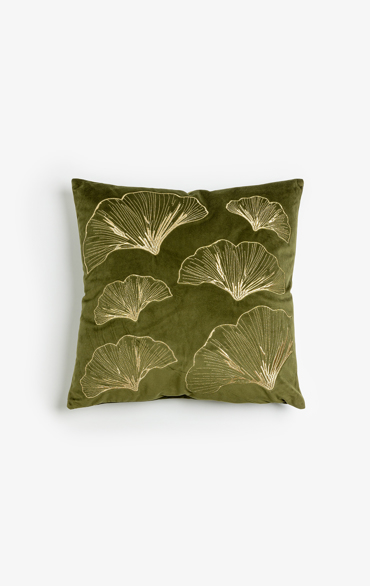 Liberta - Maison VENTALIA Διακοσμητικό Μαξιλάρι Βελούδινο Λαδί/Χρυσό 45x45cm 020462