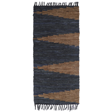 Liberta-Maison FUME Χαλί Διαδρόμου 70x150cm Δέρμα Γκρι Μπεζ 020506