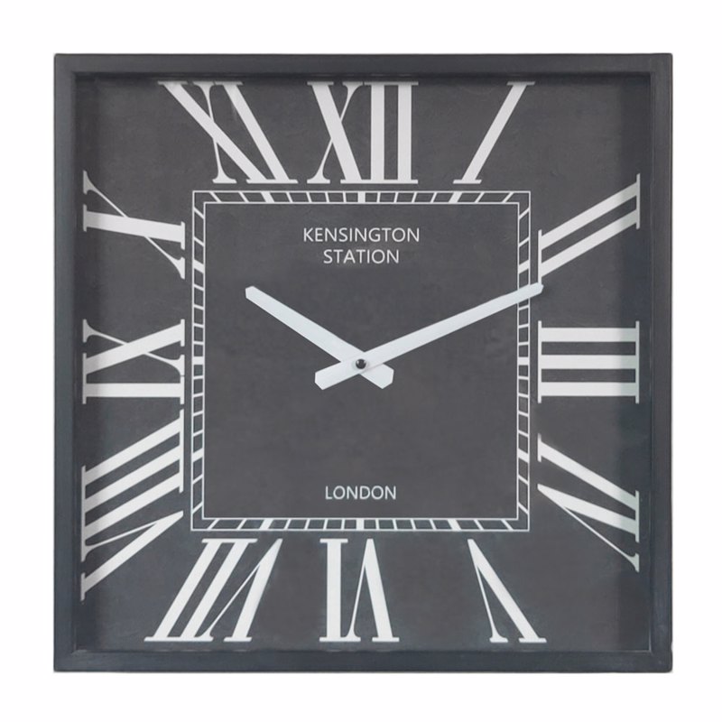 Liberta - Maison SQUARE Ρολόι Τοίχου Μεταλλικό Μαύρο/Λε
