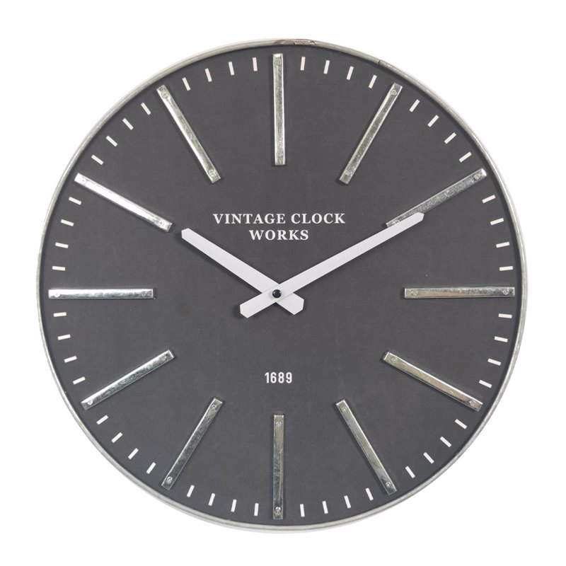 Liberta - Maison FLEK Ρολόι Τοίχου MDF Μαύρο/Λευκό Φ40x