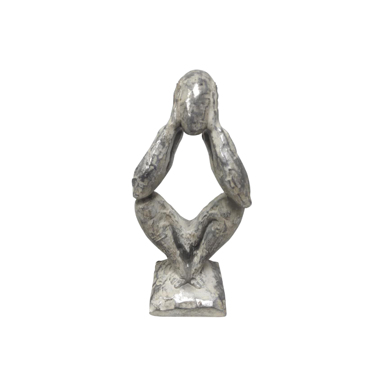Liberta - Maison PENSEI 2 DECO Αγαλματίδιο Resin Ασημί 9x7x21cm 020705