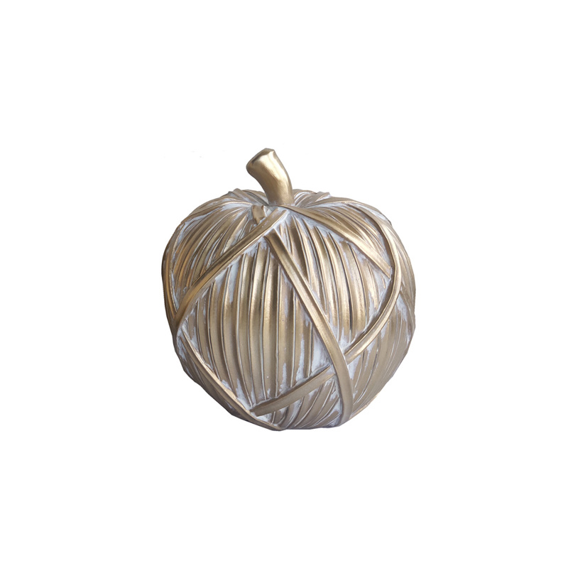 Liberta - Maison TRICOT POMME DECO Μήλο Resin Χρυσό Φ12