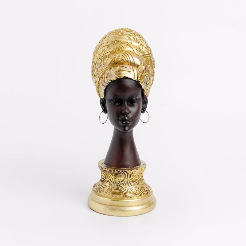 Liberta - Maison ABENI 1 DECO Φιγούρα Resin Μαύρη/Χρυσή 15.2x7.3x28.7cm 020769